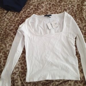 Long sleeve crop top
